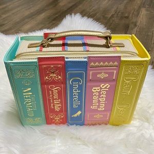 SOLD 🌹NWOT Disney Stitch Shoppe Loungefly Princess Books Crossbody Handbag🌹